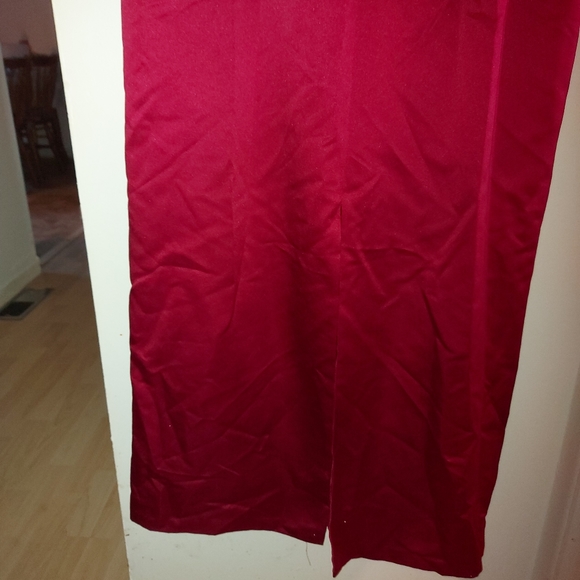 Davids Bridal Red Long Gown - Picture 8 of 11